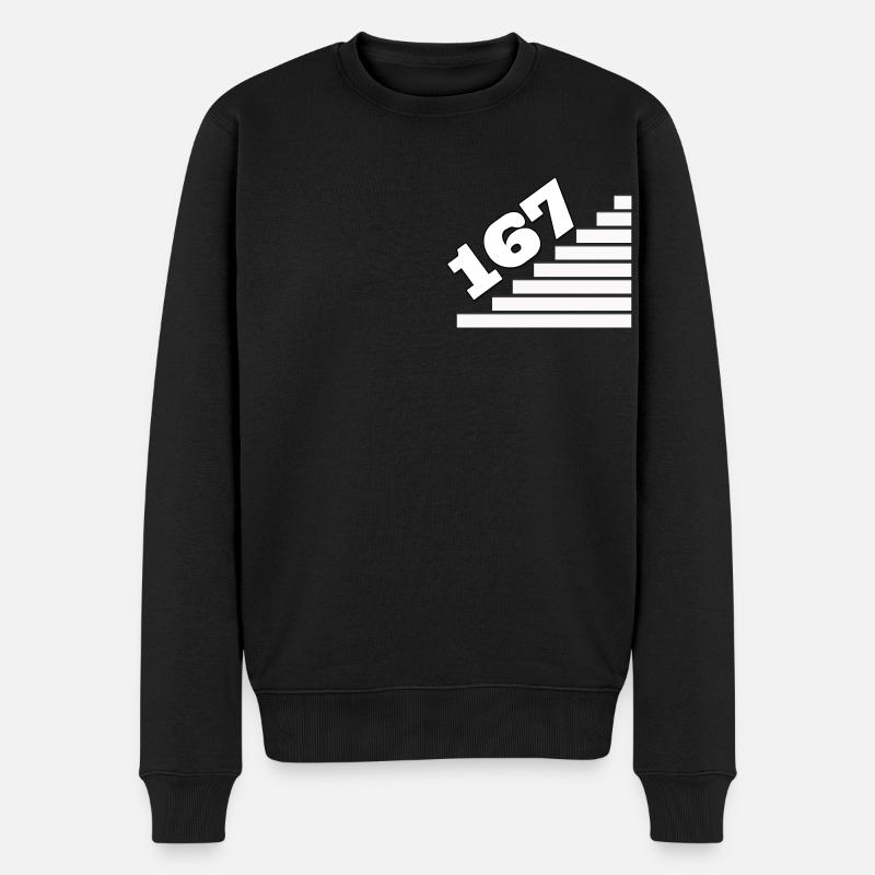 HALBSEGEL 167 - Männer Premium Bio Pullover - Schwarz