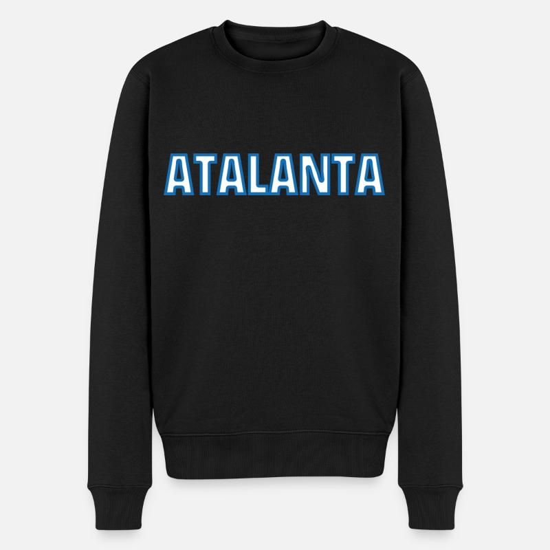 Atalanta - Männer Premium Bio Pullover - Schwarz