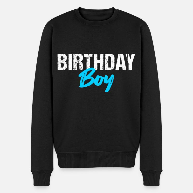 Garçon d’anniversaire - Pull Premium bio Homme - noir