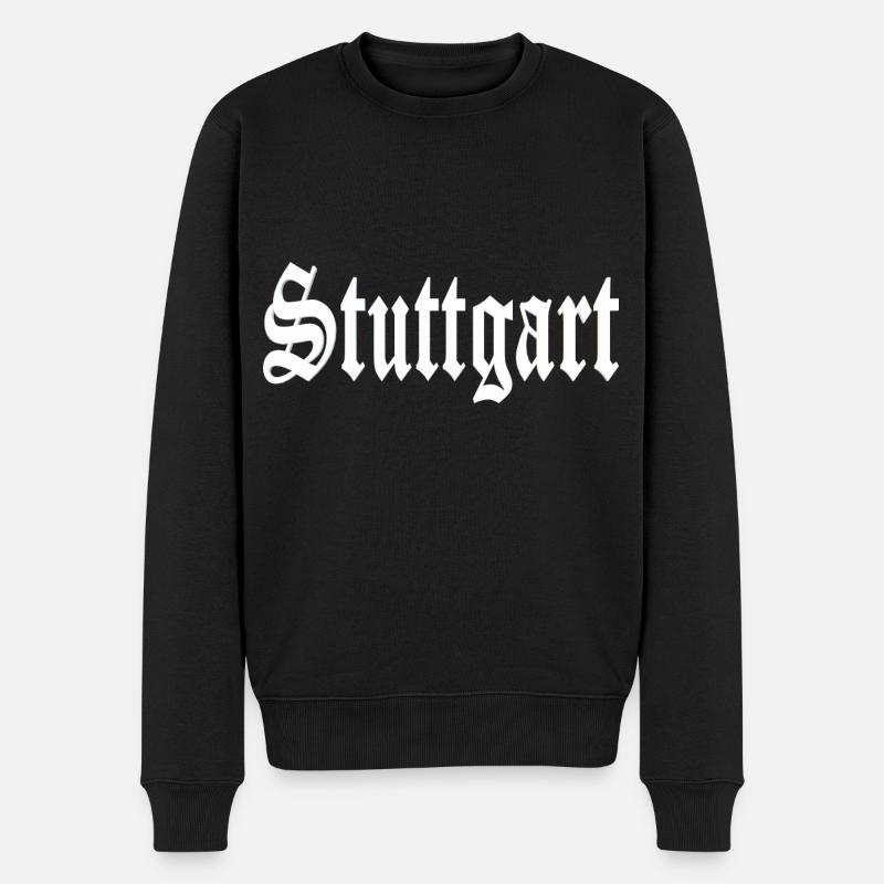 Conception de Stuttgart - Pull Premium bio Homme - noir