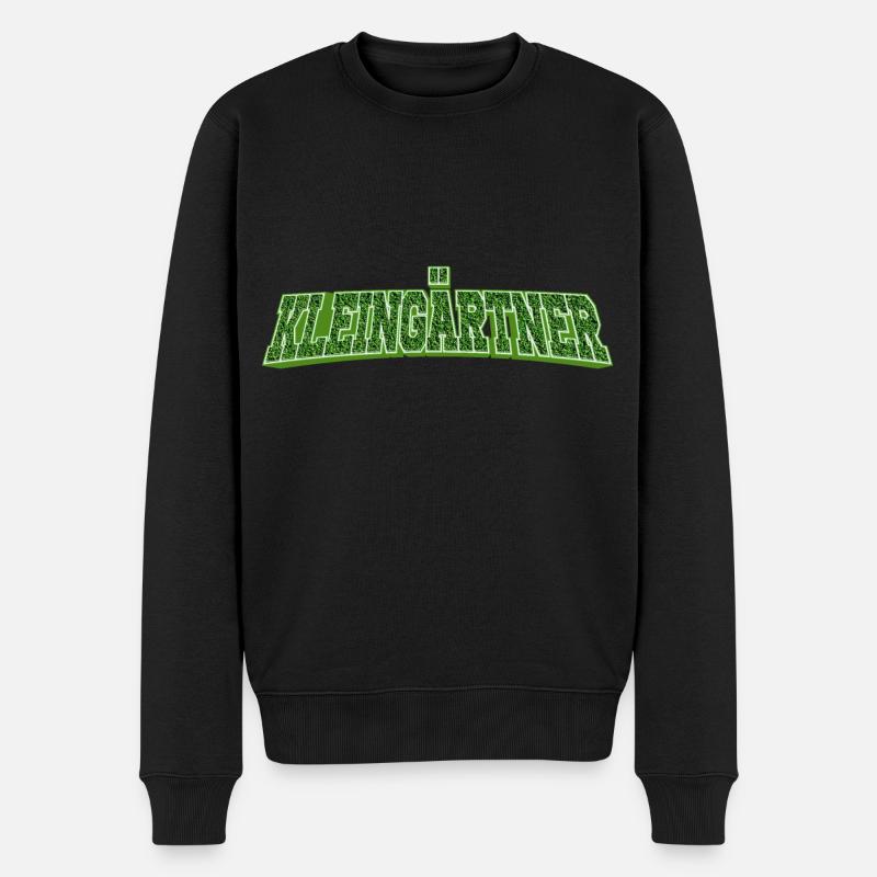 Kleingärtner - Männer Premium Bio Pullover - Schwarz