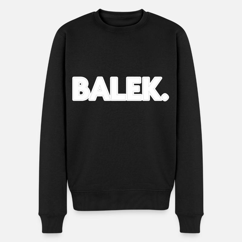 Balek - Pull Premium bio Homme - noir