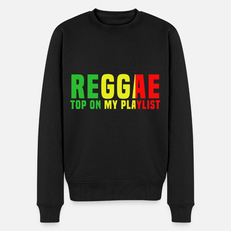 reggae - Pull Premium bio Homme - noir