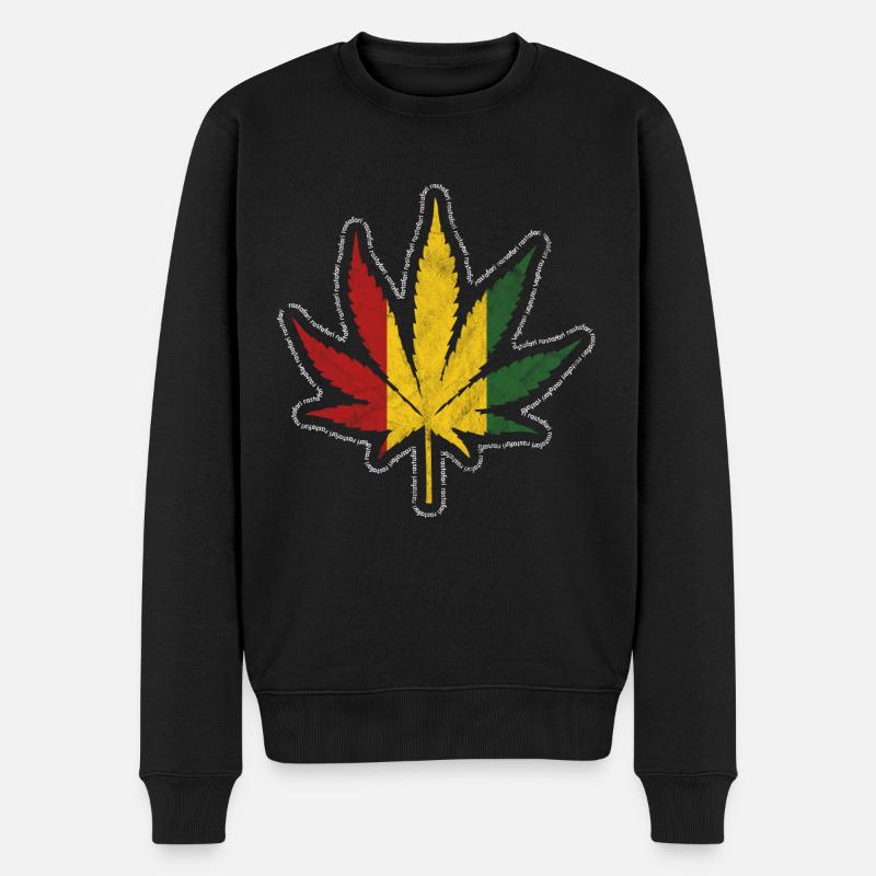 reggae - Pull Premium bio Homme - noir