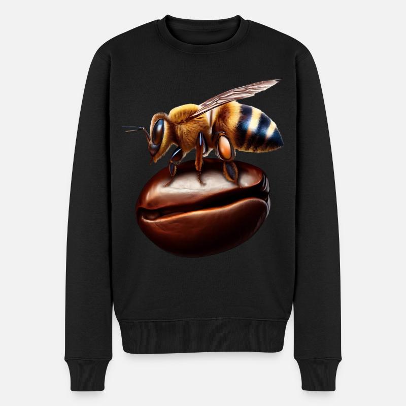 Café d’abeille - Pull Premium bio Homme - noir
