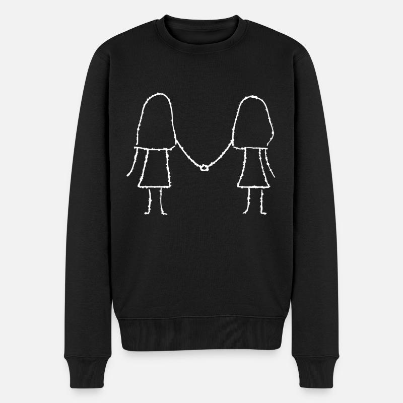 Meilleurs amis - Pull Premium bio Homme - noir