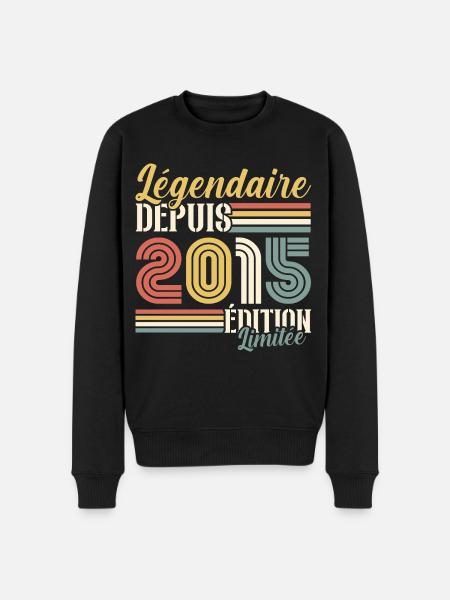 Légendaire Depuis 2015 - Pull Premium bio Homme - noir