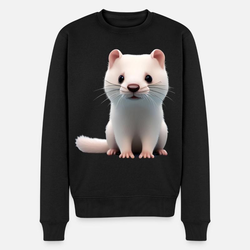 Furet - Pull Premium bio Homme - noir