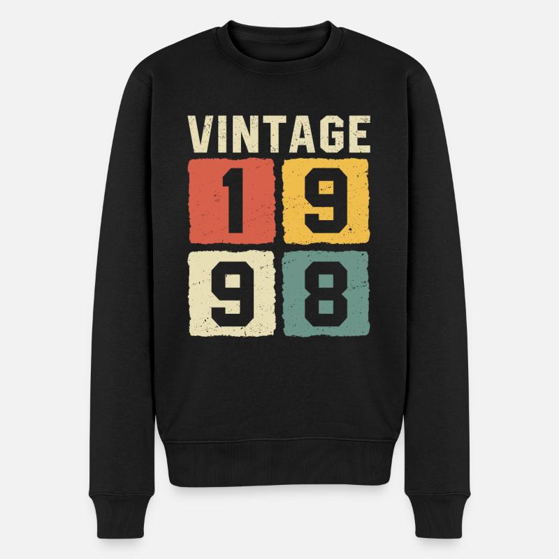 Millésime 1998 Né en 1998 - Pull Premium bio Homme - noir