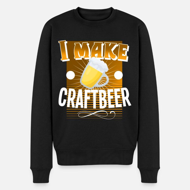 Bière artisanale - Pull Premium bio Homme - noir