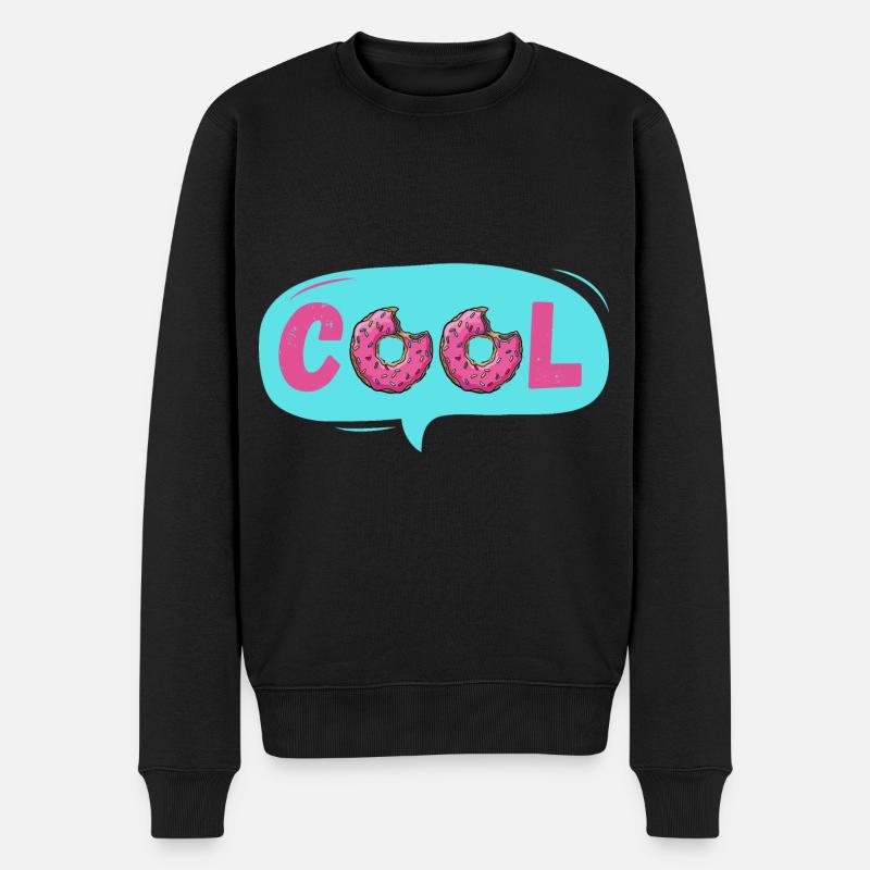 COOL ! - Pull Premium bio Homme - noir