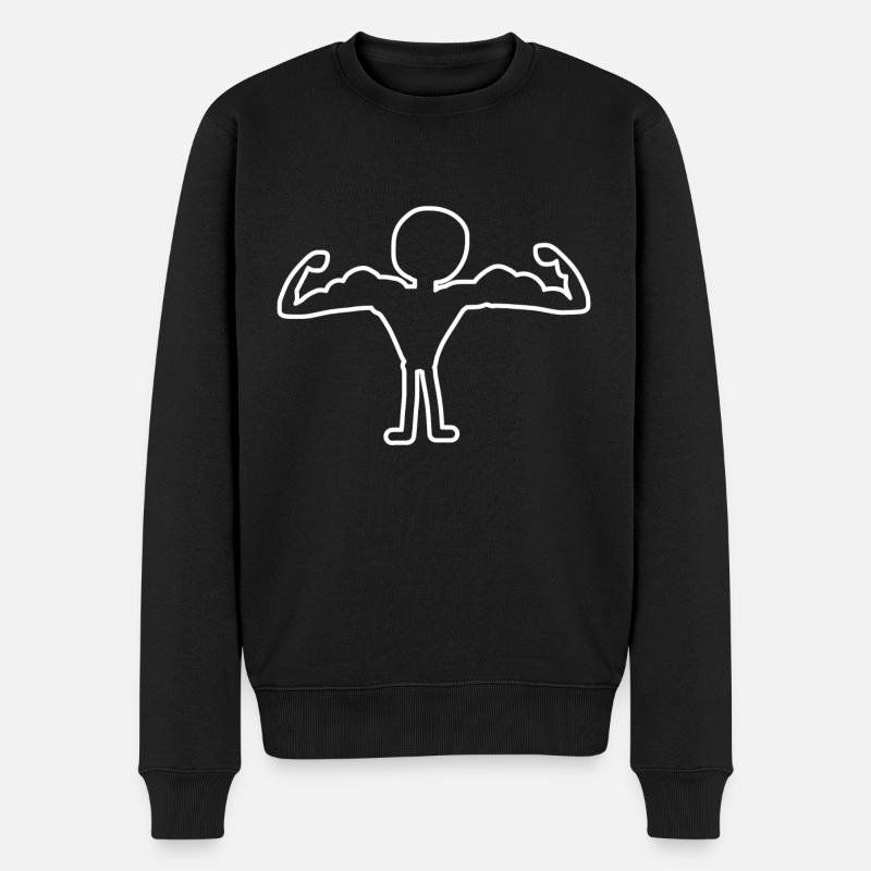 Homme fort - Pull Premium bio Homme - noir