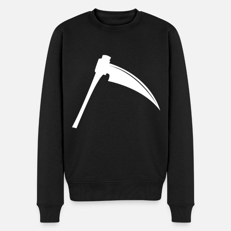 faux - Pull Premium bio Homme - noir