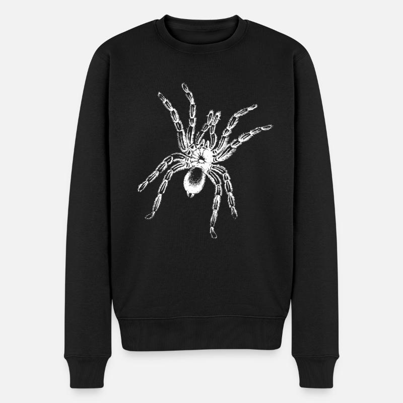 araignée - Pull Premium bio Homme - noir