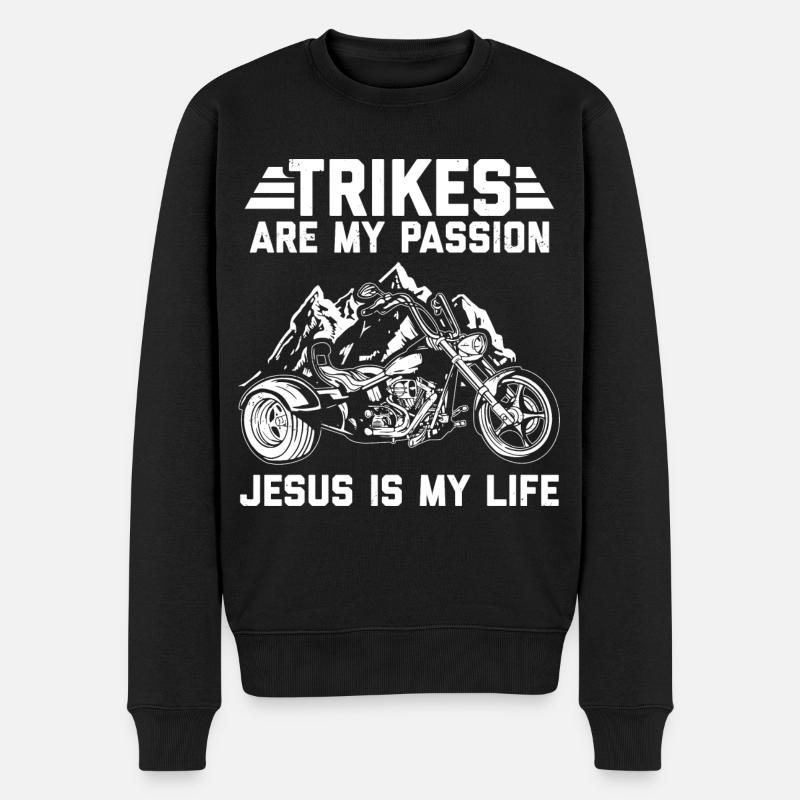 Triker - Pull Premium bio Homme - noir