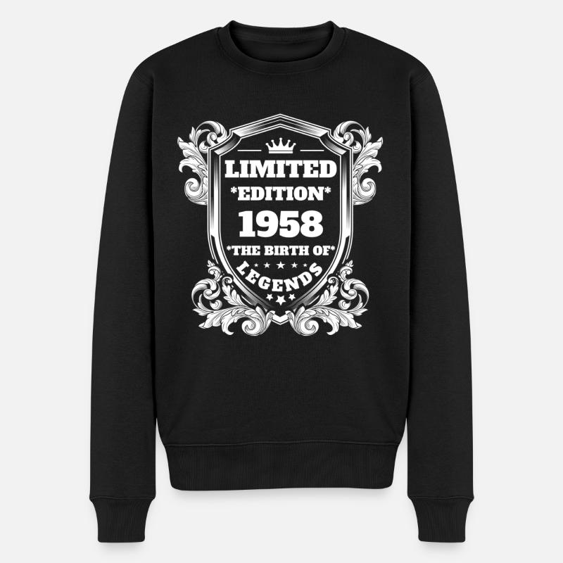 1958 - Pull Premium bio Homme - noir