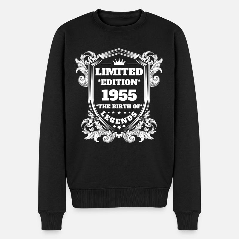 1955 - Pull Premium bio Homme - noir
