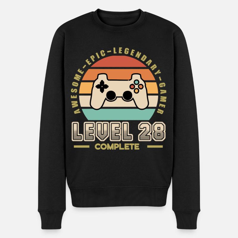 Level 28 - Pull Premium bio Homme - noir