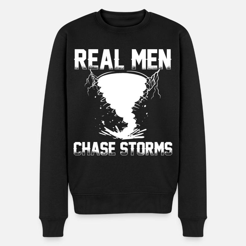 Storm Hunting - Männer Premium Bio Pullover - Schwarz