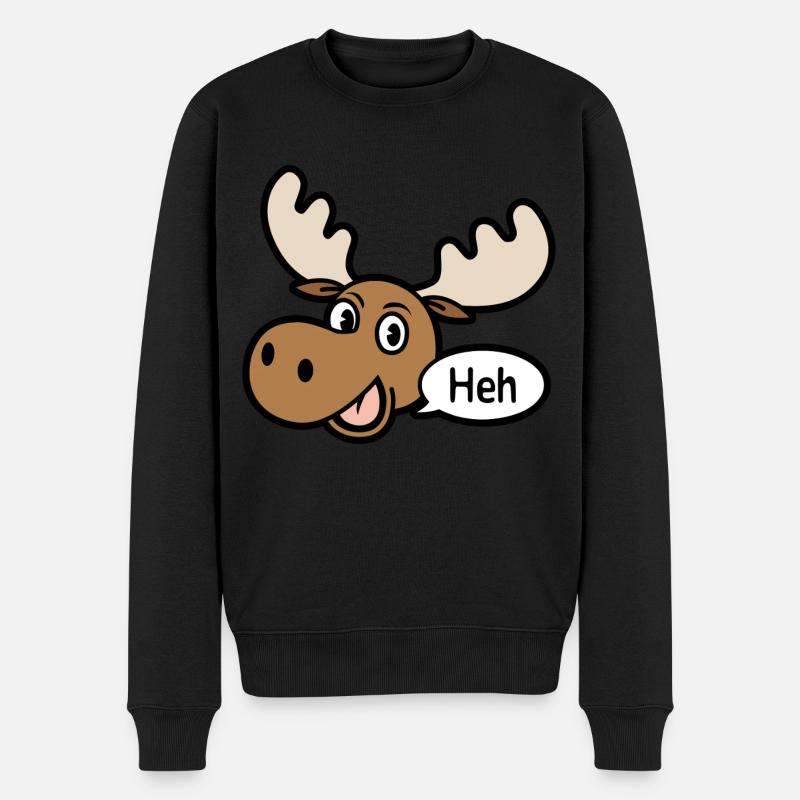 Orignal amusé - Pull Premium bio Homme - noir