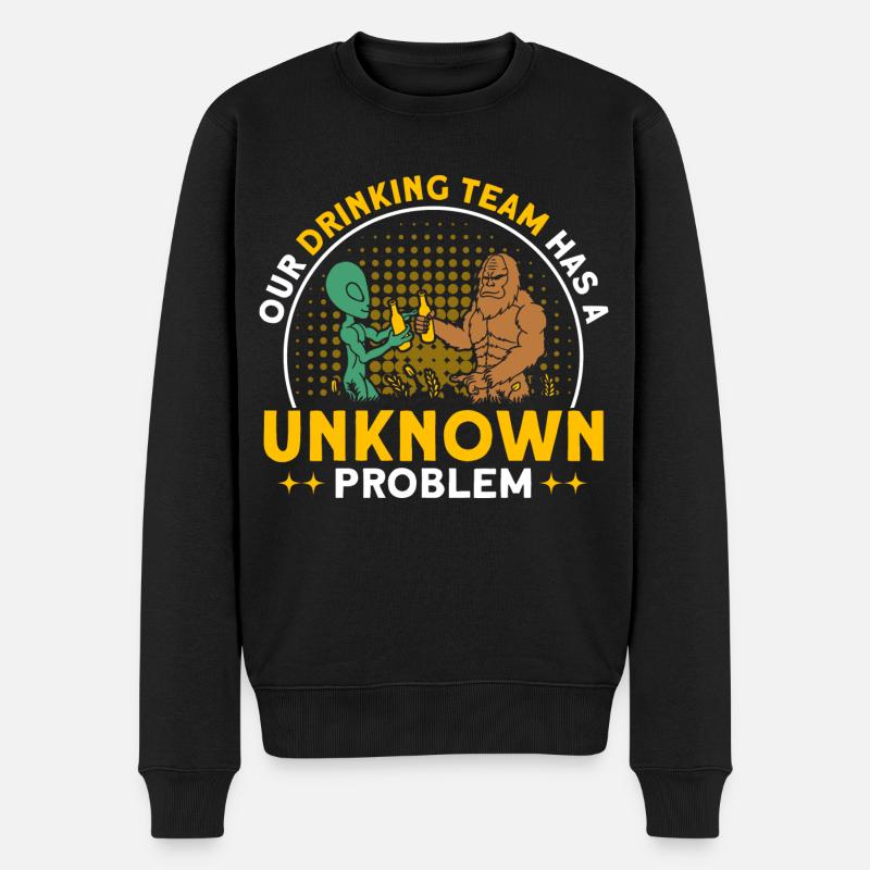 Kryptozoologie Kryptoide Monster Nerd Geschenk - Männer Premium Bio Pullover - Schwarz