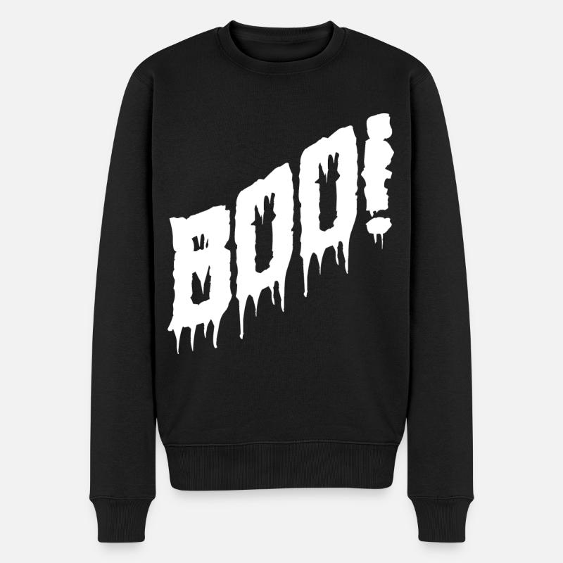 Costume d'Halloween Boo. - Pull Premium bio Homme - noir