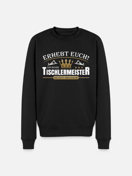 Tischlermeister - Männer Premium Bio Pullover - Schwarz