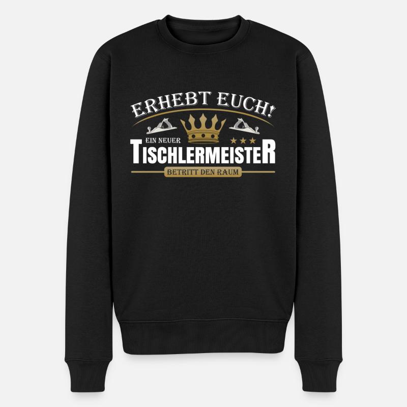 Tischlermeister - Männer Premium Bio Pullover - Schwarz