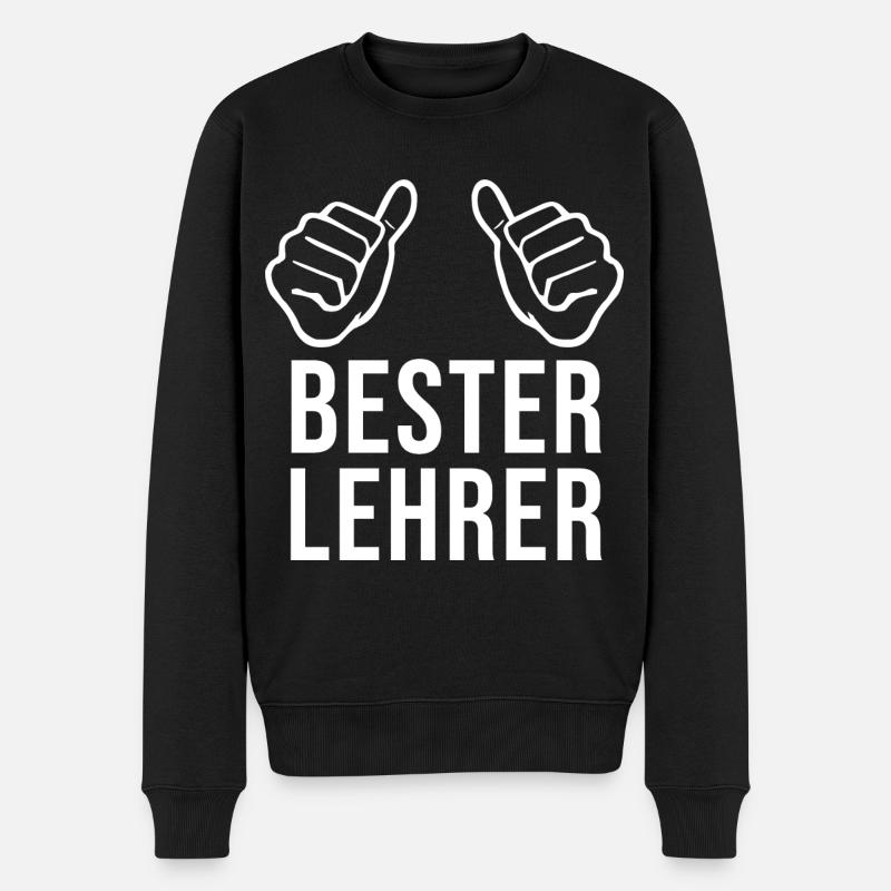 Meilleur enseignant - Pull Premium bio Homme - noir