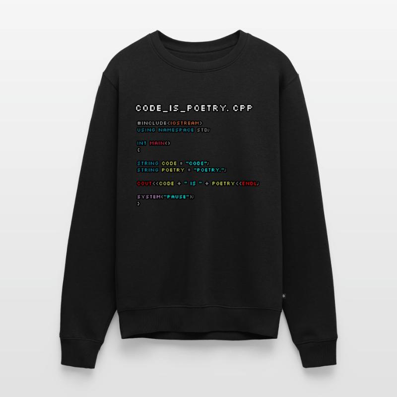 Le code, c’est de la poésie.CPP Pull Premium bio Homme