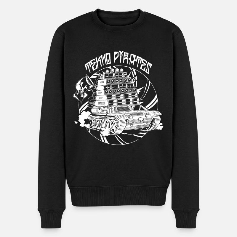 Tekno Nomads Pirate Sound System - Pull Premium bio Homme - noir