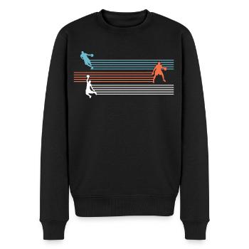 Basketball Basketball Player Basketball Player - Men's Premium Organic Jumper - black - Front - Nico (187cm)