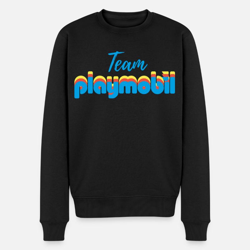 Playmobil Team Logo - Männer Premium Bio Pullover - Schwarz