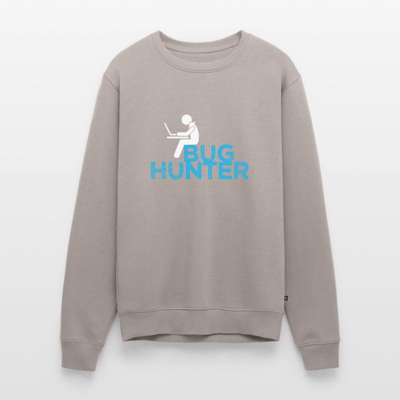 Programmer Bug Code Funny Hacker Developer Gift Men's Premium Organic Jumper