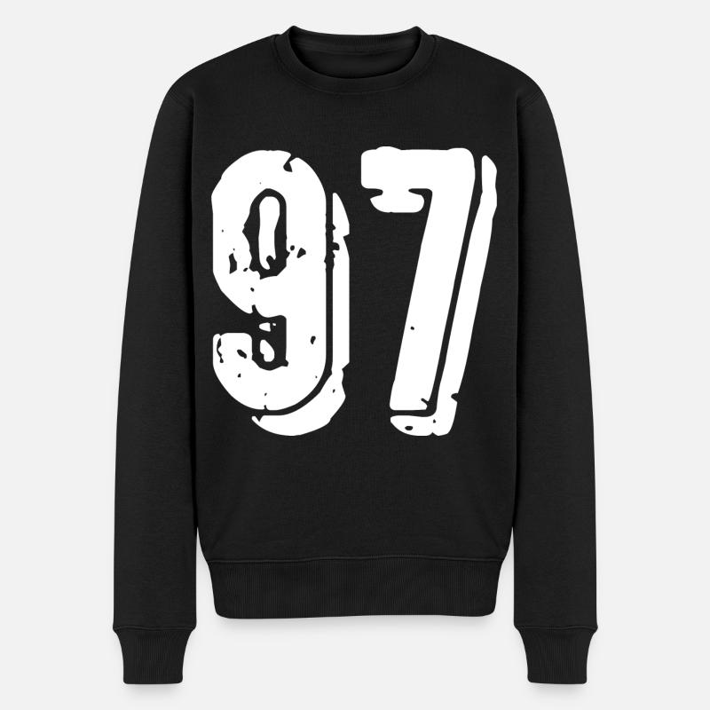 Maillot numéro 97 - Pull Premium bio Homme - noir