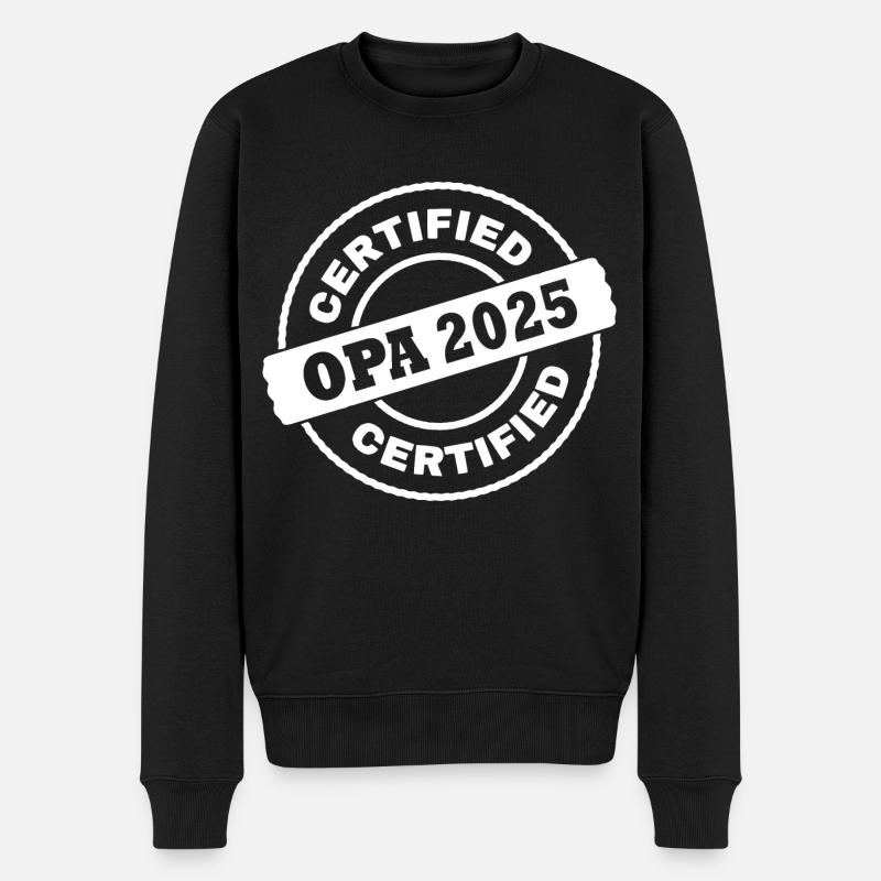 Papy 2025 - Pull Premium bio Homme - noir