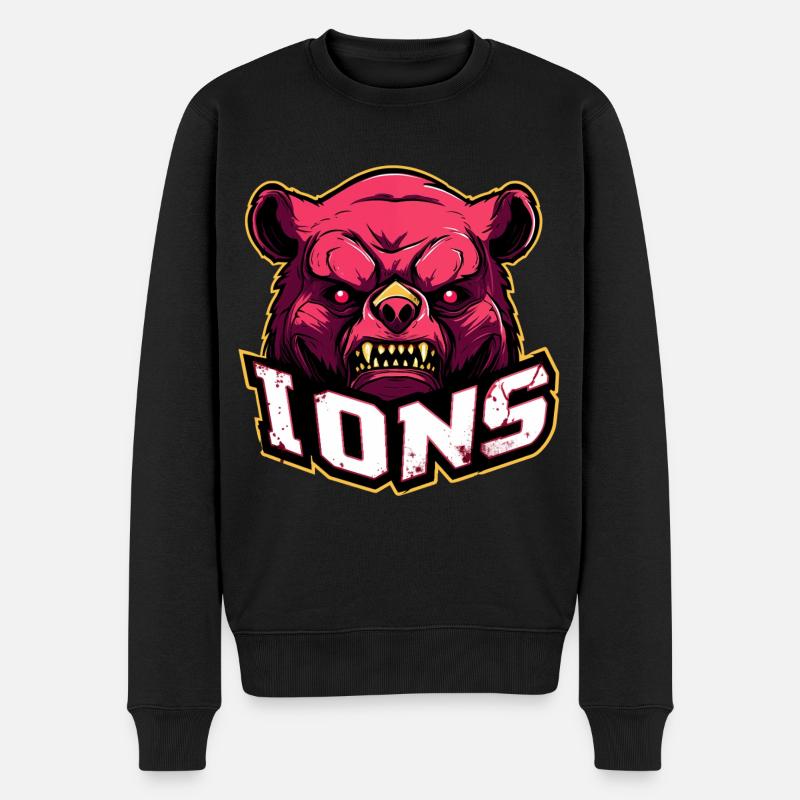 IONS! - Männer Premium Bio Pullover - Schwarz