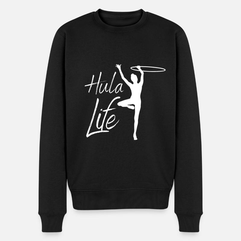 Hula Life - Männer Premium Bio Pullover - Schwarz
