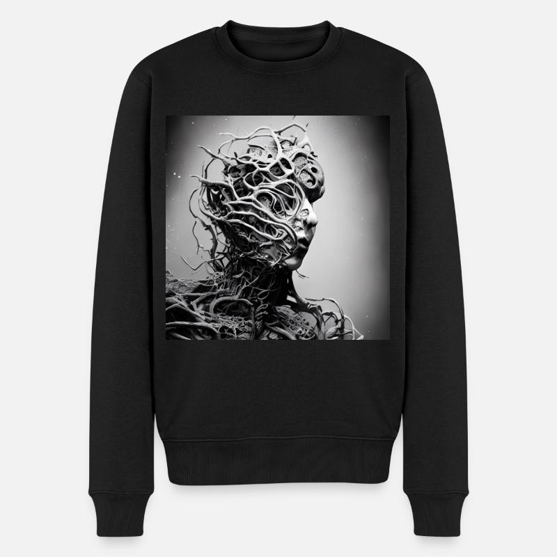 Bauminfektion - Männer Premium Bio Pullover - Schwarz