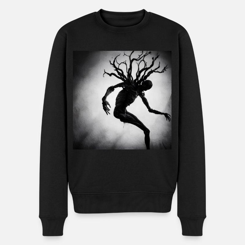 Baumparasit - Männer Premium Bio Pullover - Schwarz