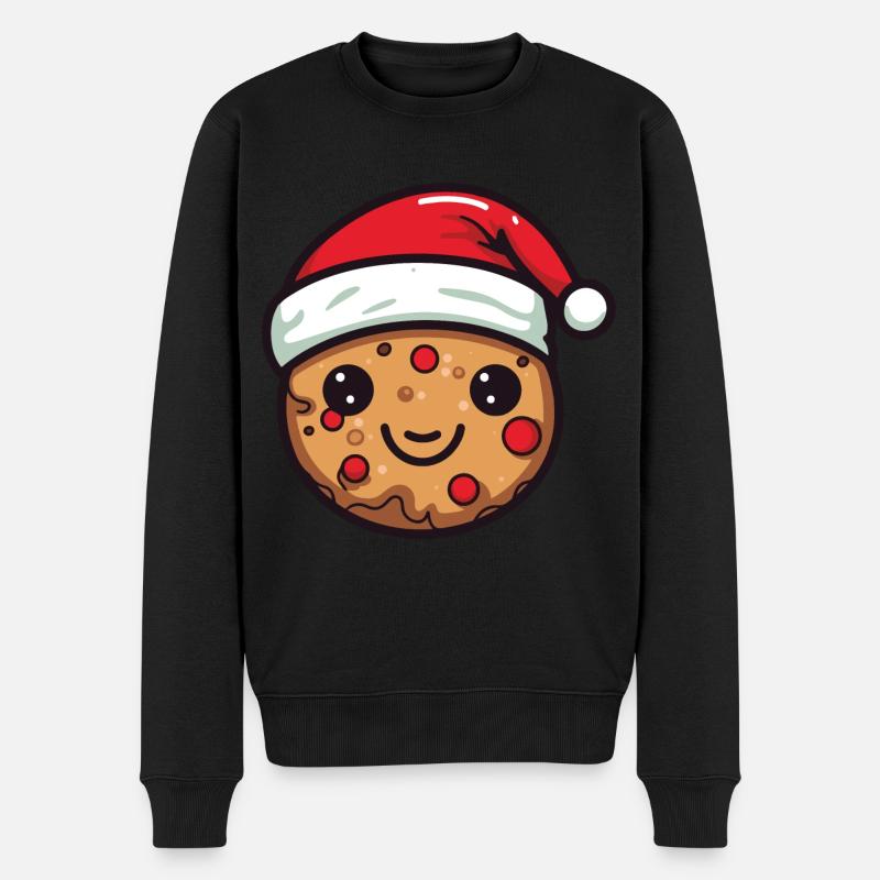 Biscuit de Noël Cuisson - Pull Premium bio Homme - noir