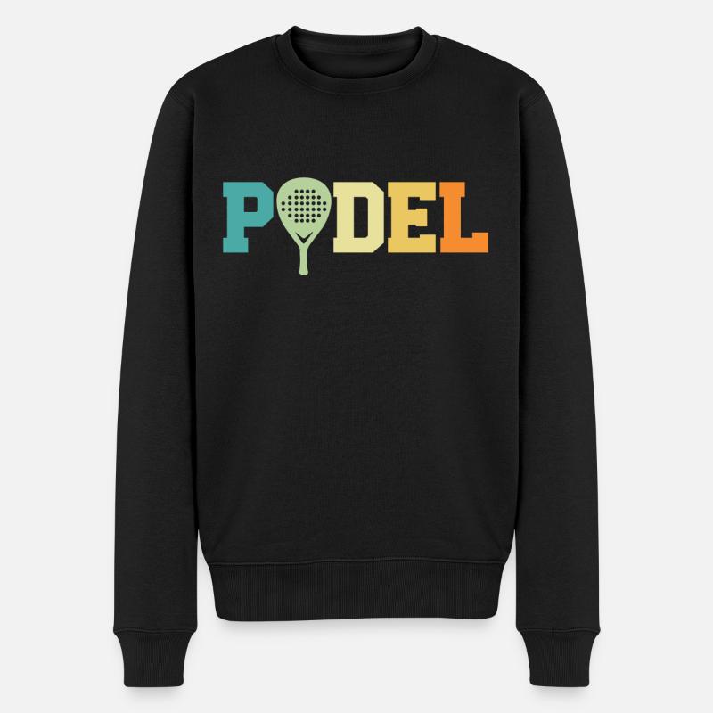 retro padel - Pull Premium bio Homme - noir