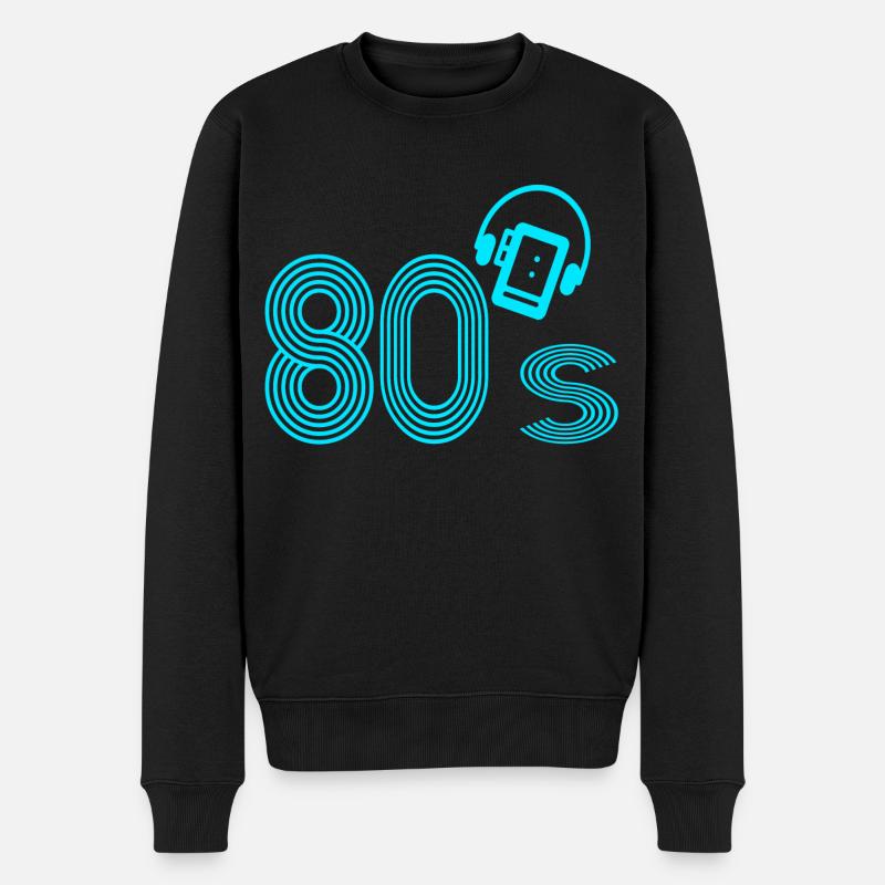 Années 80 - Pull Premium bio Homme - noir