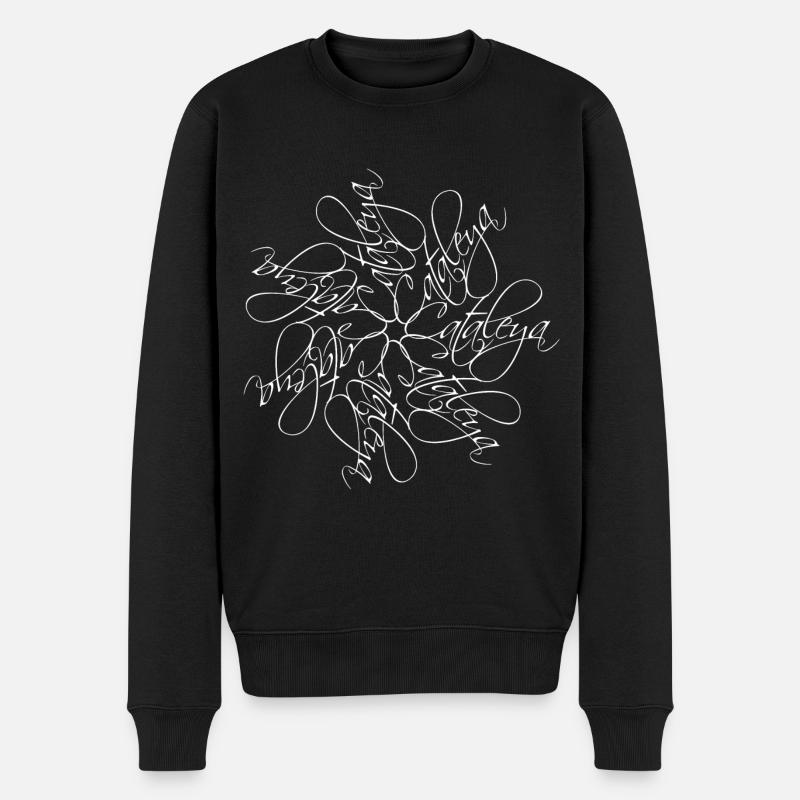 Cataleya Nom Nom Mandala - Pull Premium bio Homme - noir