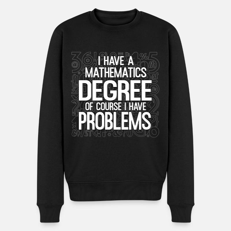 Mathématicien Mathe maths Maths Problèmes - Pull Premium bio Homme - noir