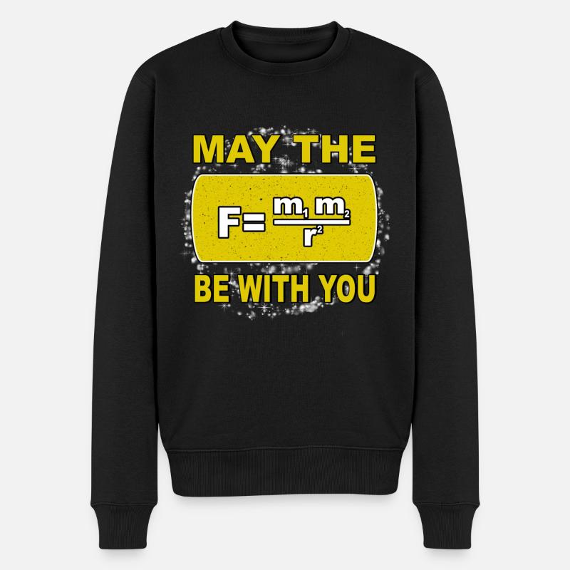 Physiciens - Pull Premium bio Homme - noir