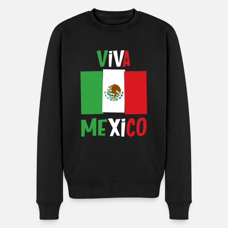 Viva Mexico - Pull Premium bio Homme - noir