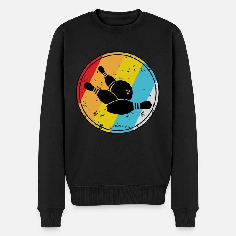 Boule de bowling - Pull Premium bio Homme - noir