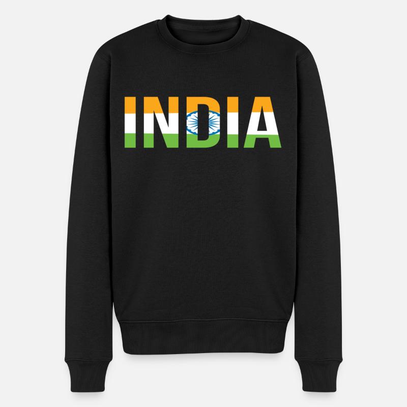 Inde - Pull Premium bio Homme - noir