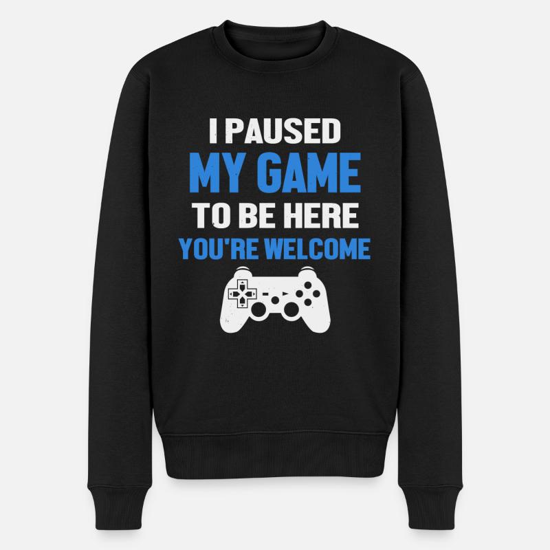 Jeux - Pull Premium bio Homme - noir